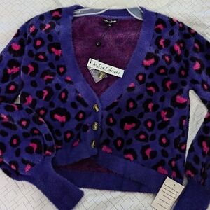 For Love & Lemons Angelina Leopard print cardigan